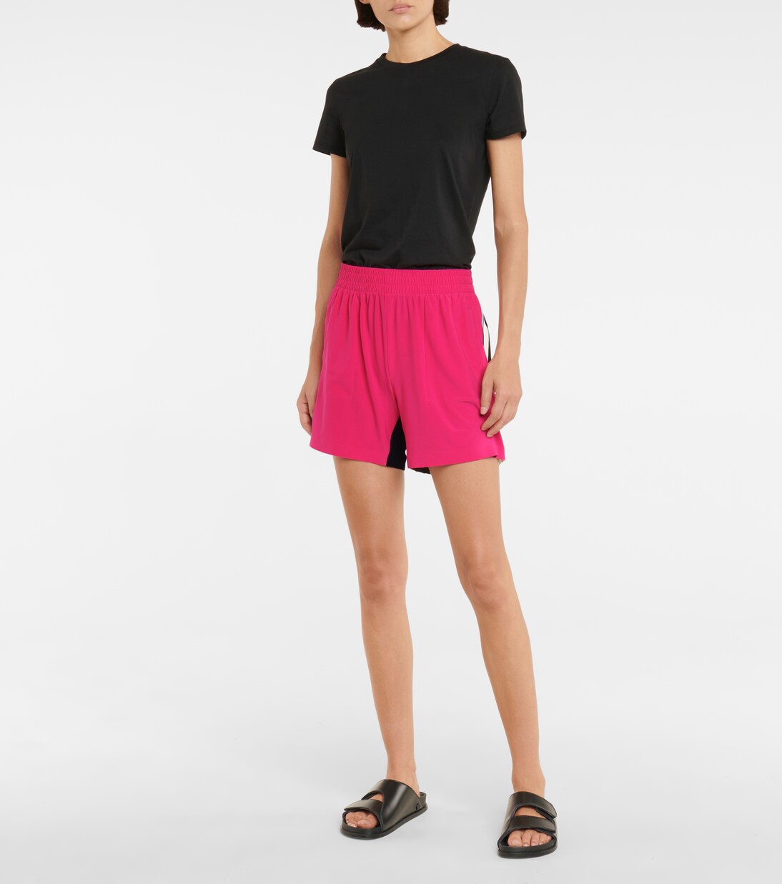 Shorts Boyfriend in jersey stretch | Norma Kamali