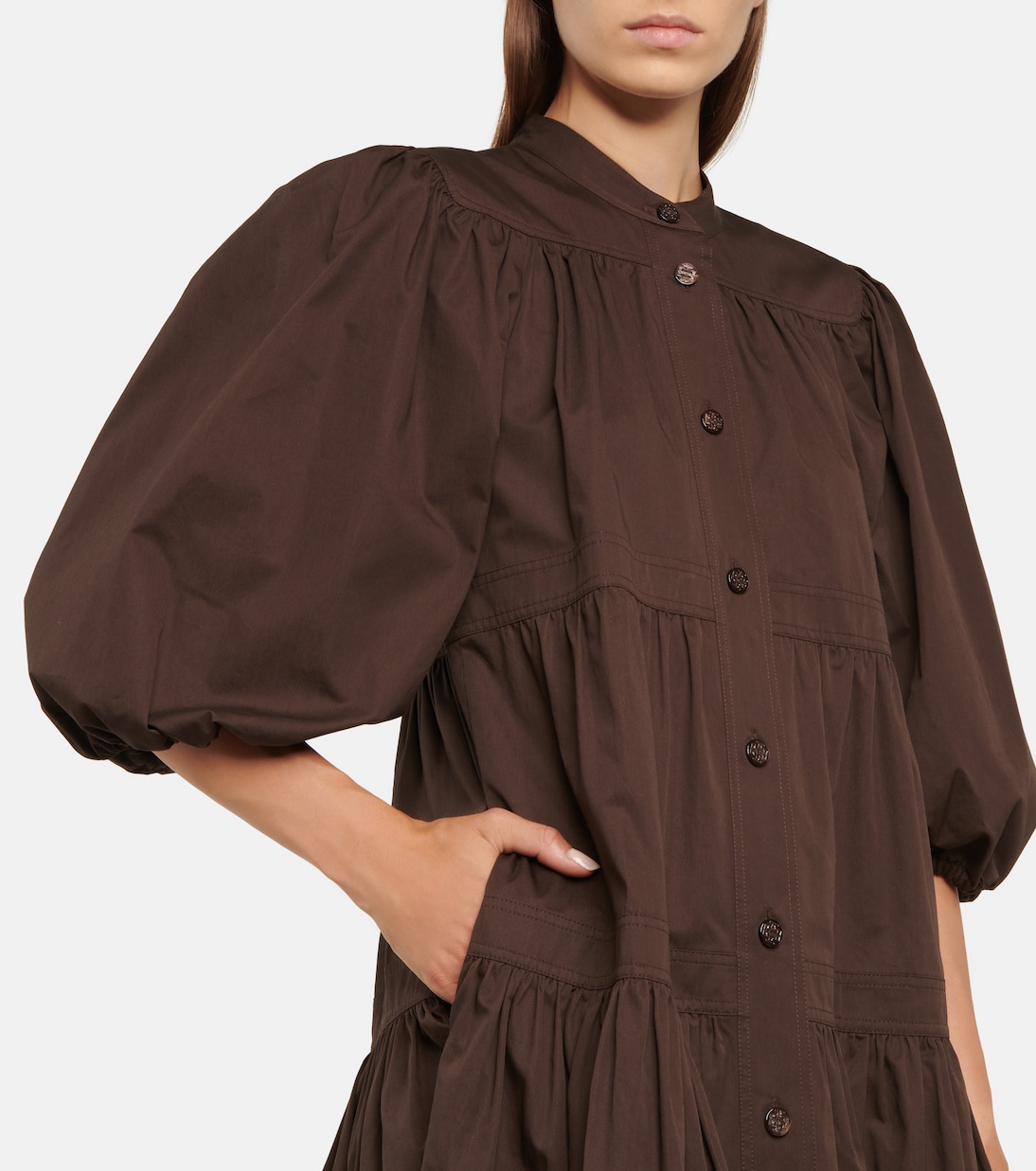 Midikleid aus Baumwollpopeline | Tory Burch