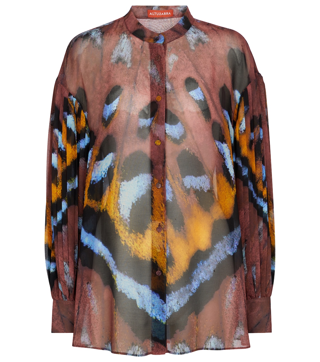 Patsy printed georgette blouse | Altuzarra