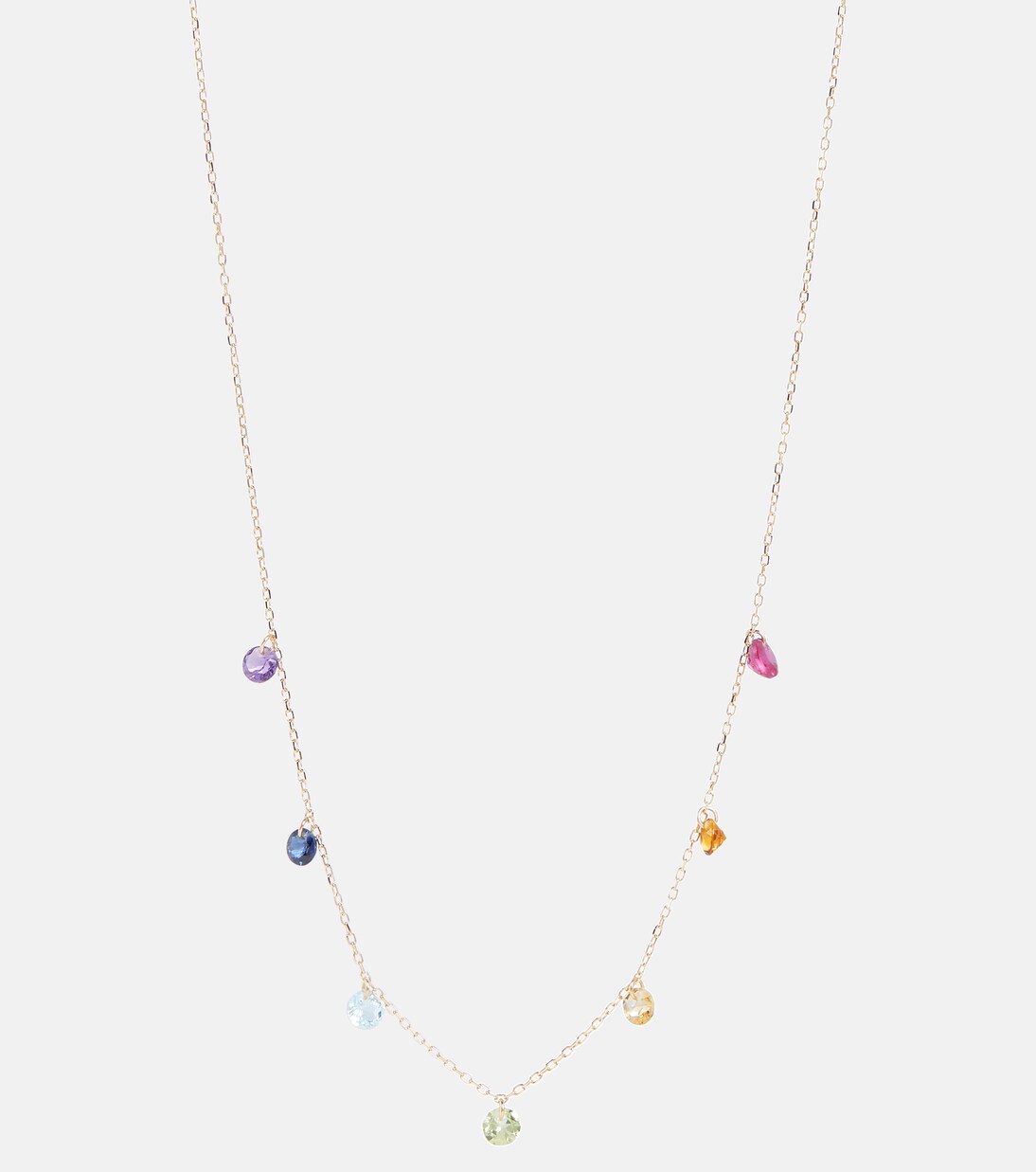 Collana Chakras Rainbow in oro 18kt con pietre preziose | Persée