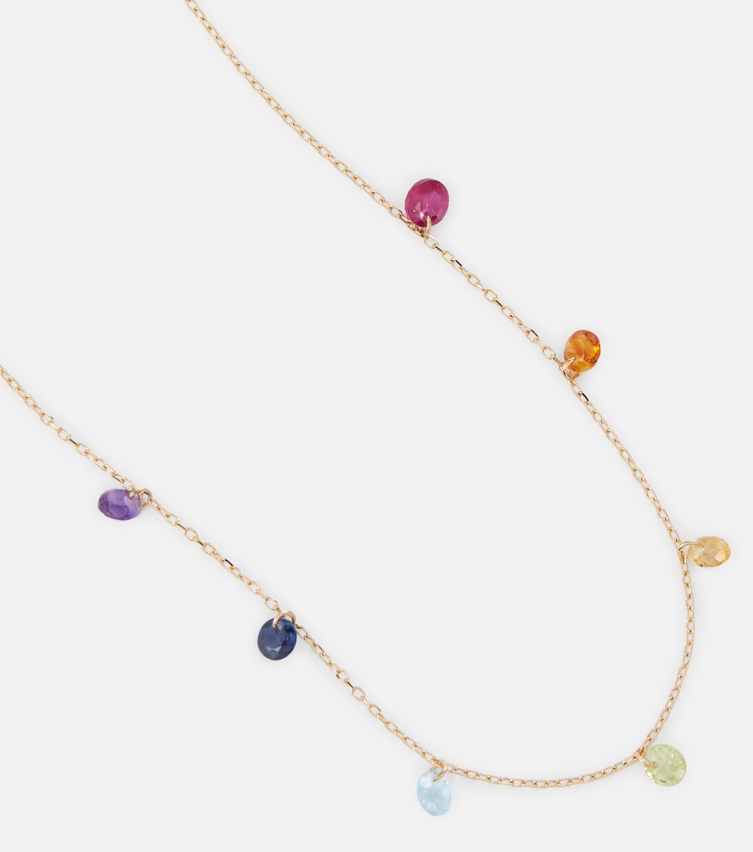 Collana Chakras Rainbow in oro 18kt con pietre preziose | Persée