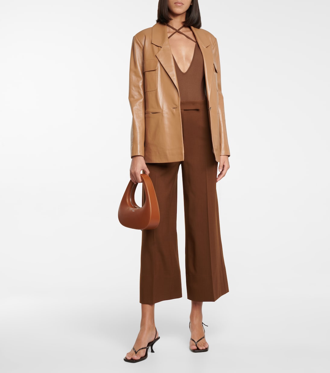 V-neck knit bodysuit | Zeynep Arçay