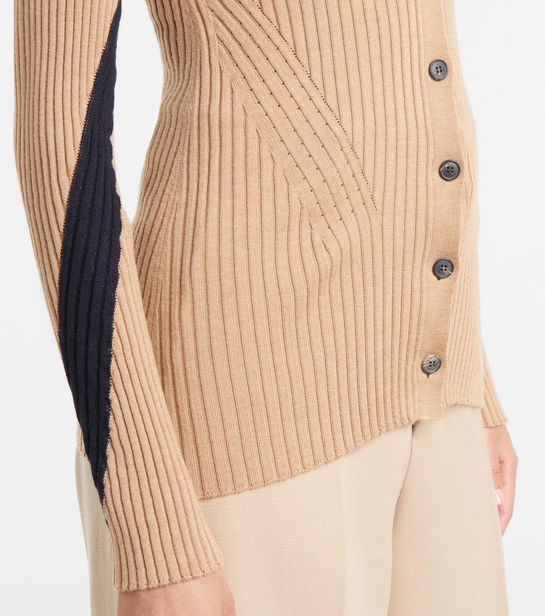 Ribbed-knit cardigan | Victoria Beckham