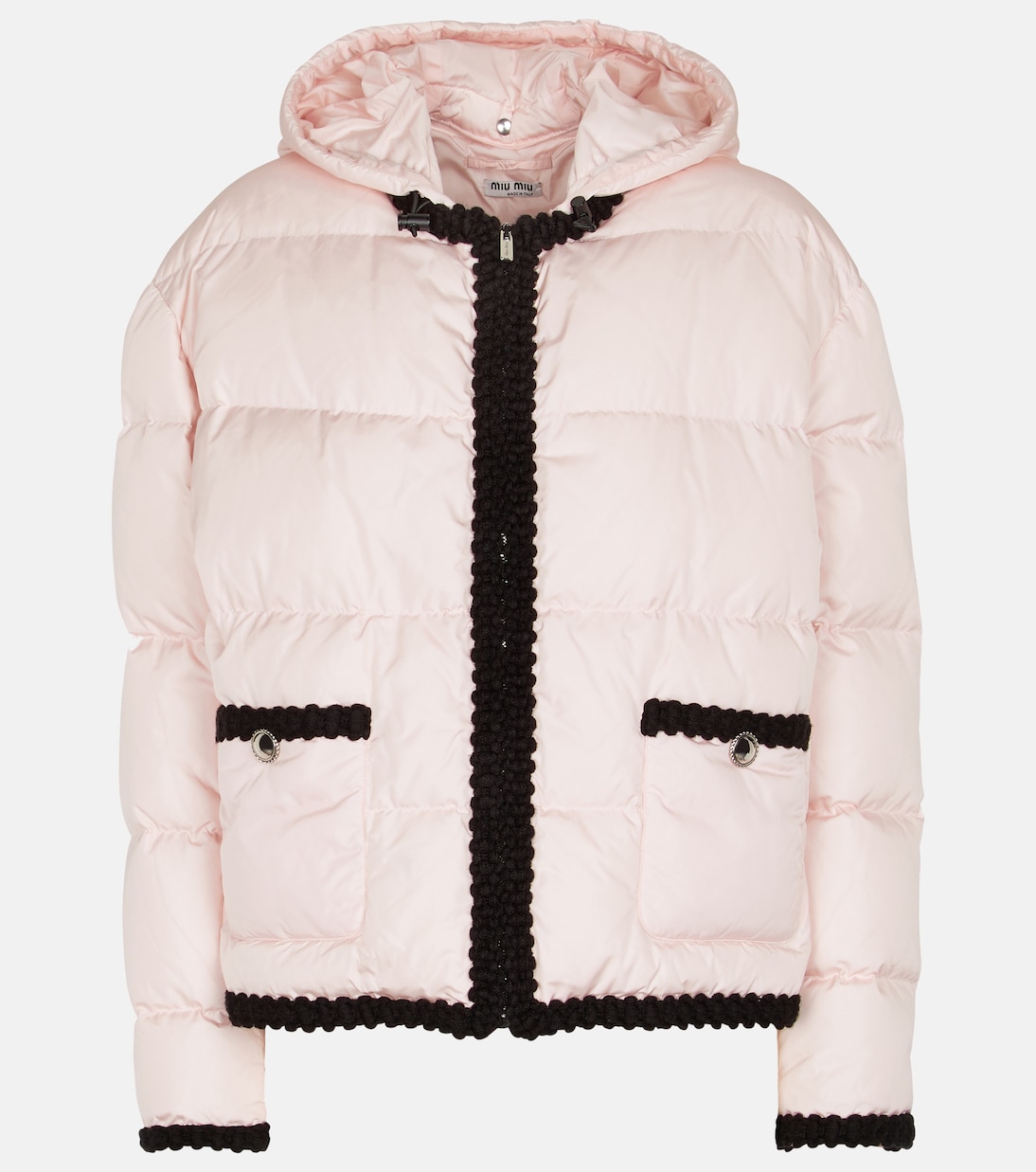 Down-filed nylon jacket | Miu Miu