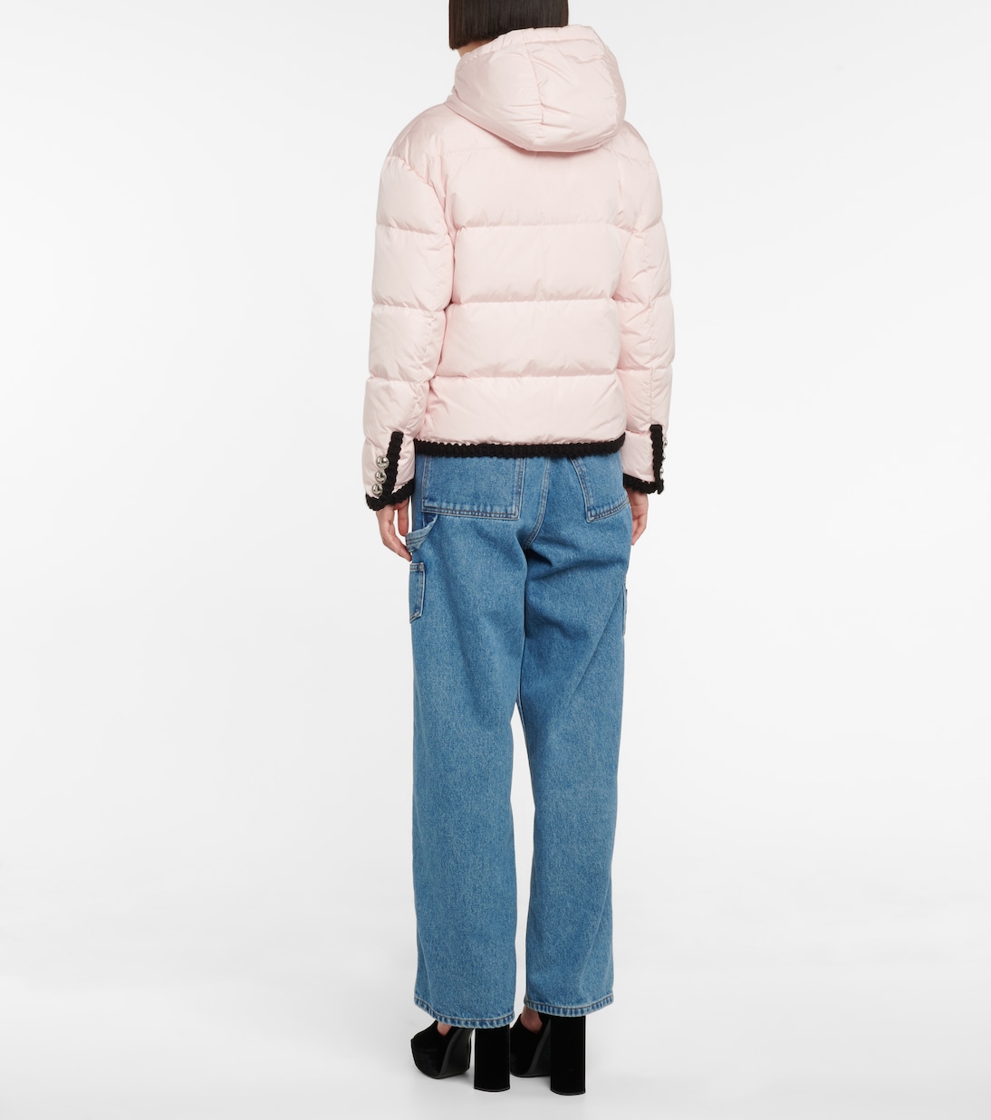 Down-filed nylon jacket | Miu Miu