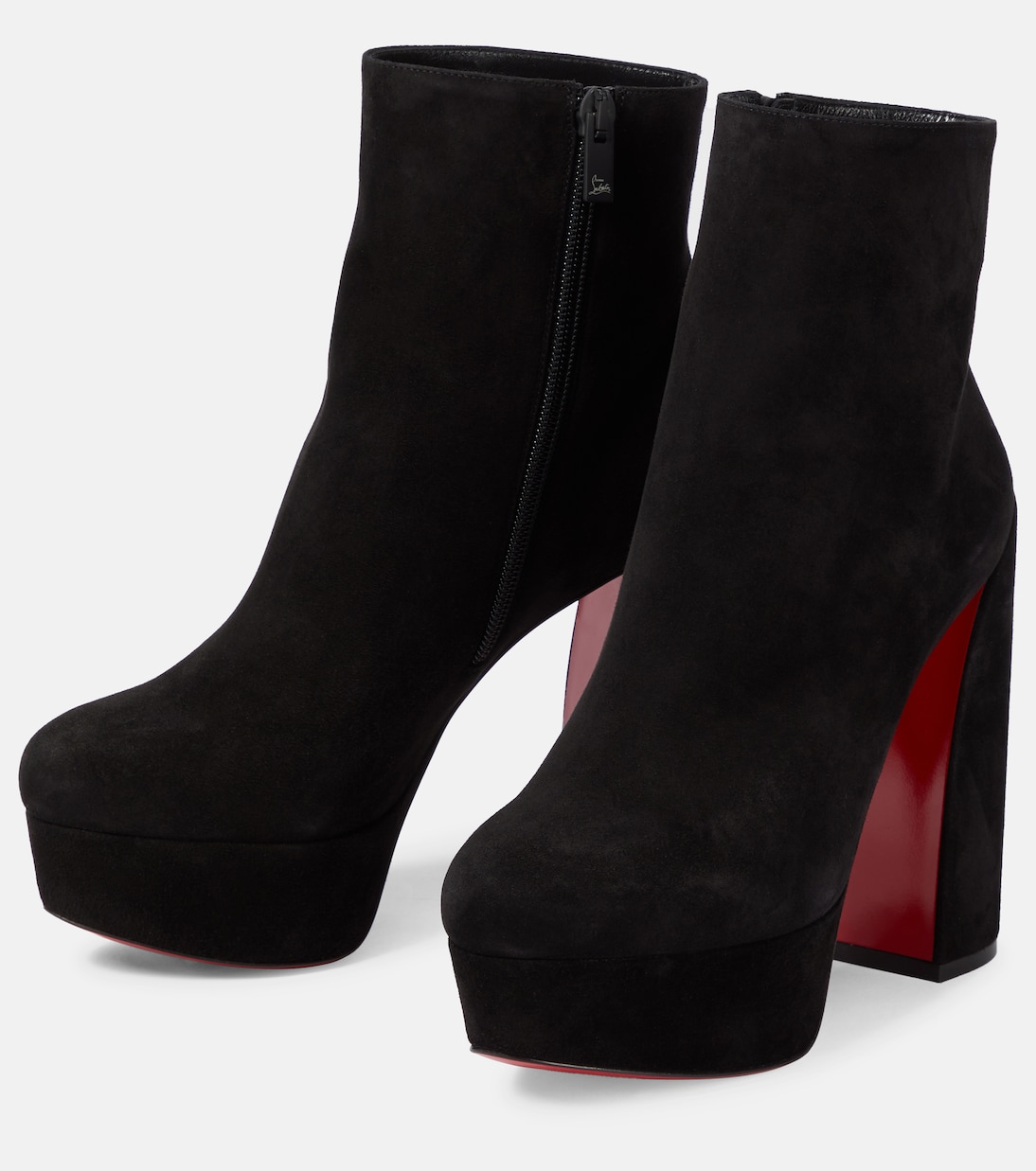 Bottines Movida 130 à plateau en daim | Christian Louboutin