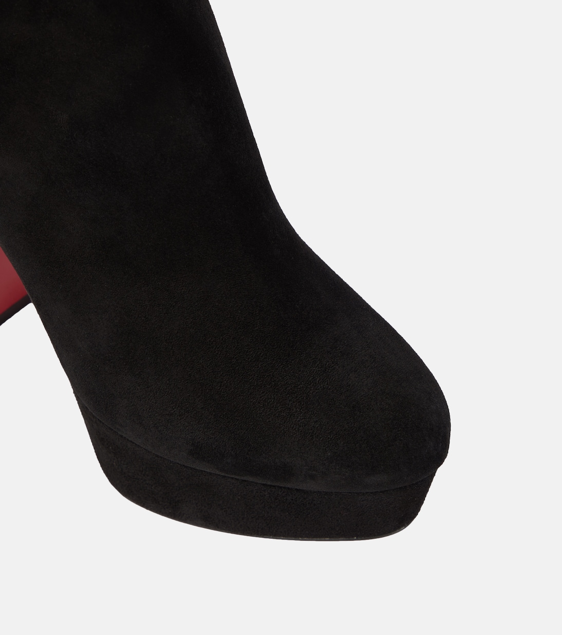 Bottines Movida 130 à plateau en daim | Christian Louboutin