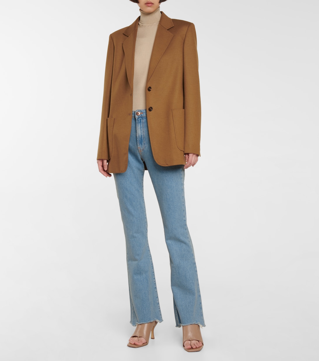 Jeans flared Farrah a vita media | 3x1 N.Y.C.