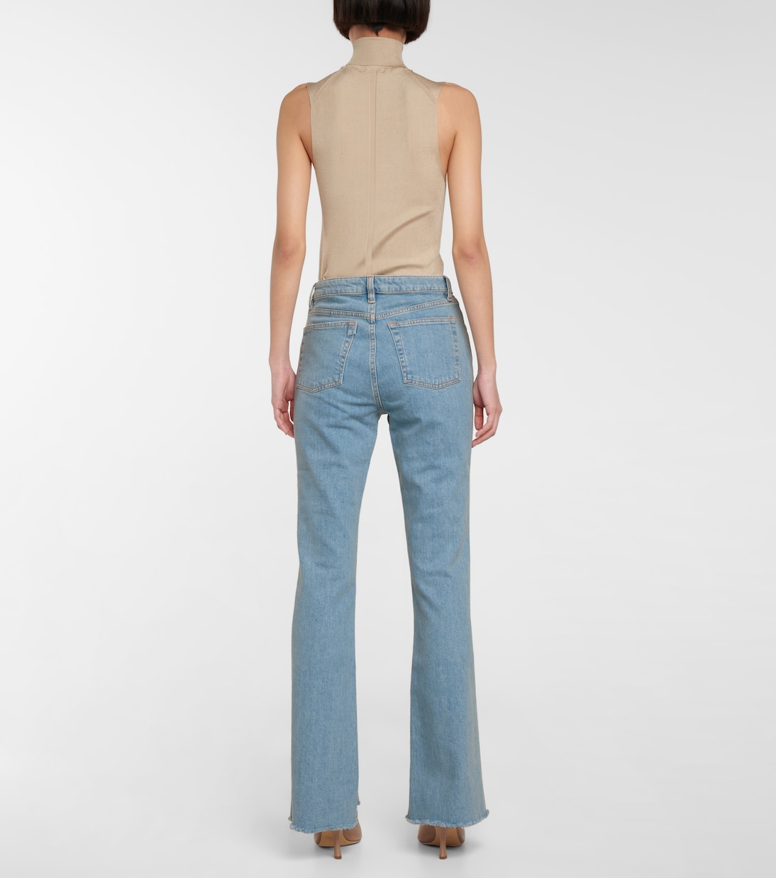 Jeans flared Farrah a vita media | 3x1 N.Y.C.