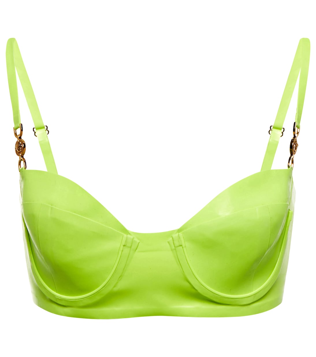 Medusa latex bralette | Versace
