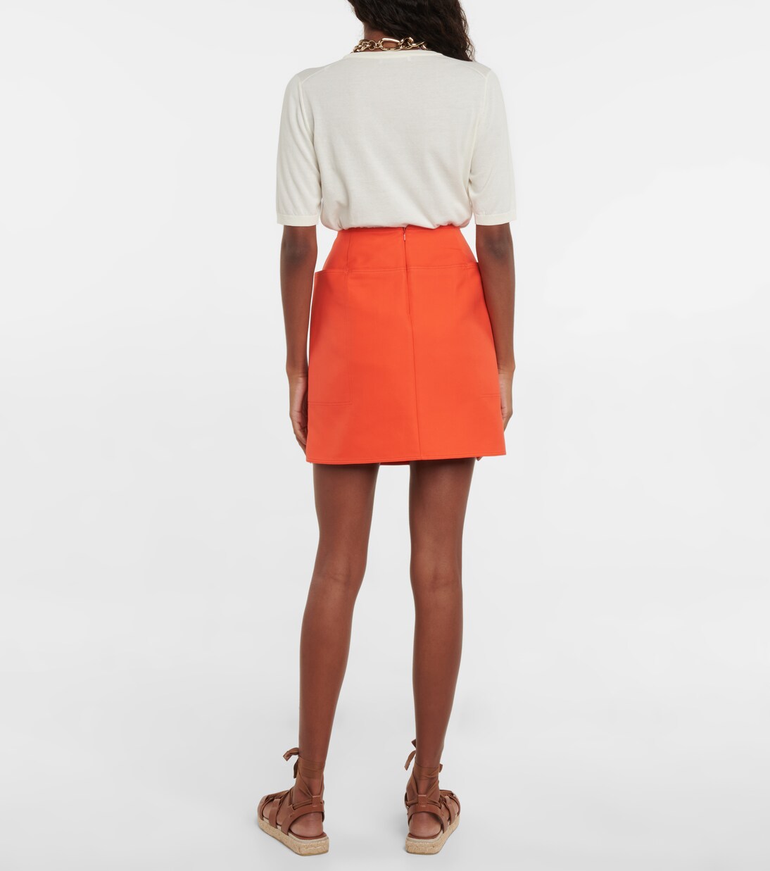 Bevanda cotton gabardine miniskirt | Max Mara