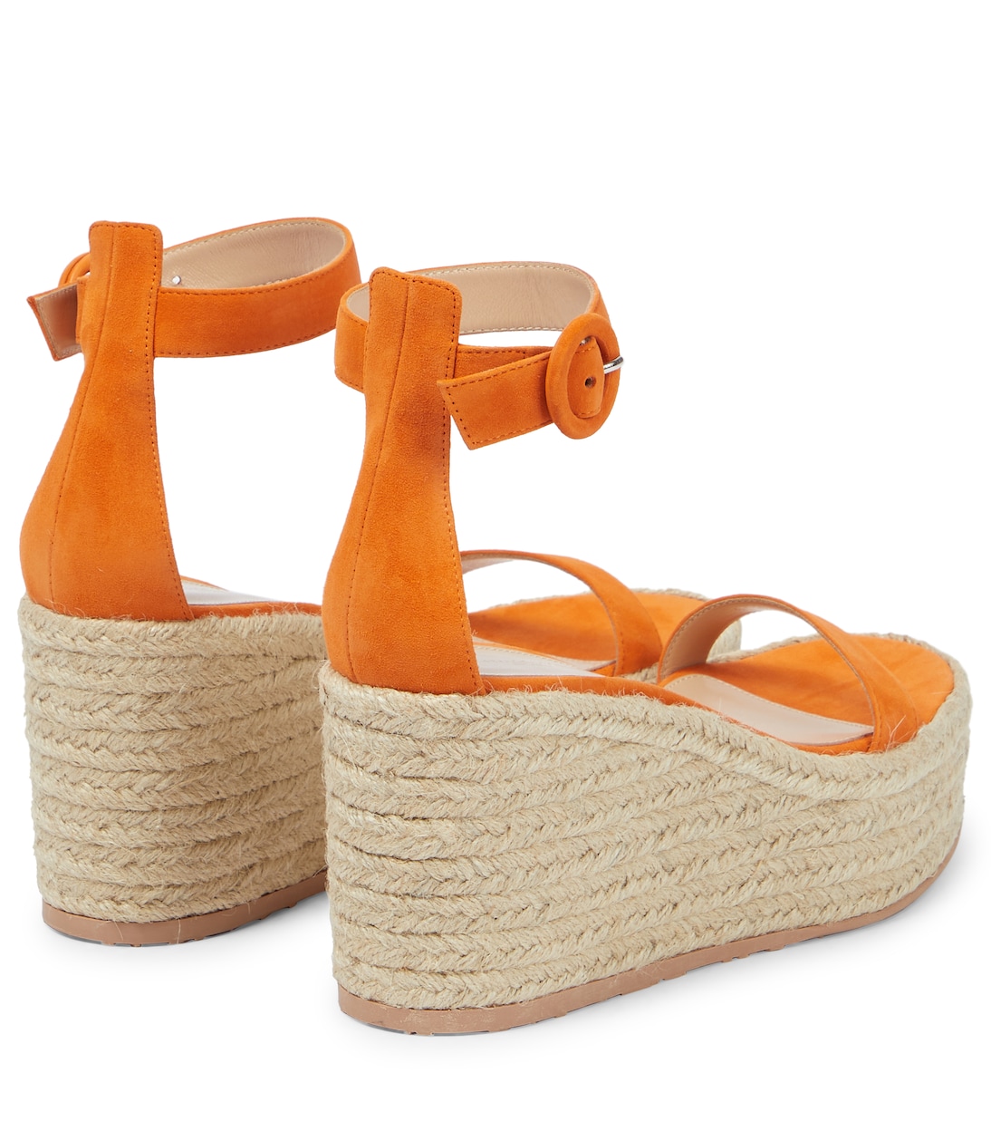 Sandali espadrillas Portofino in suede con zeppa | Gianvito Rossi
