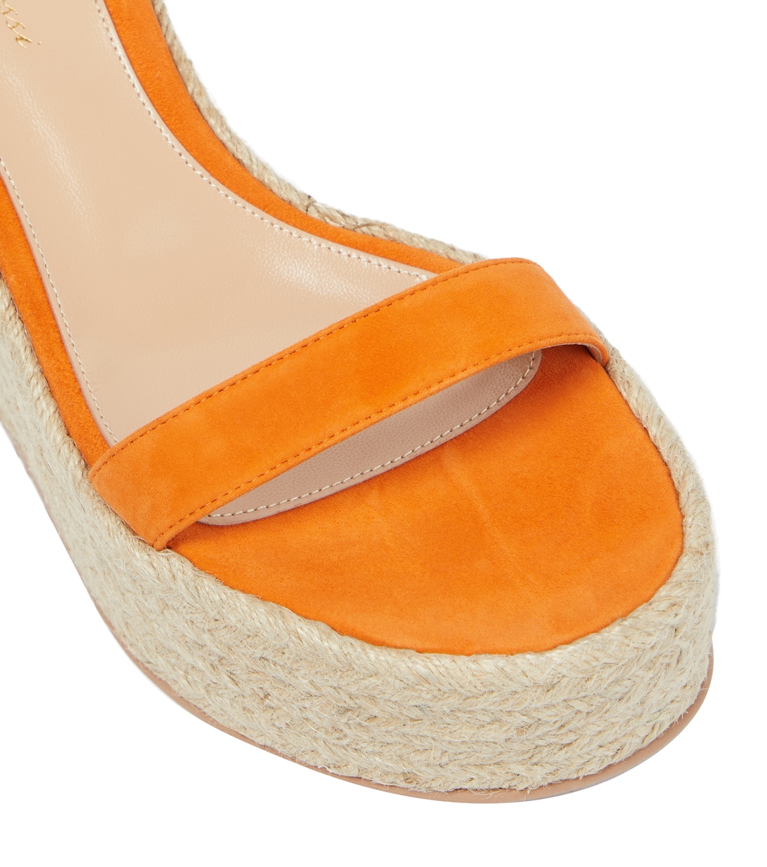Sandali espadrillas Portofino in suede con zeppa | Gianvito Rossi