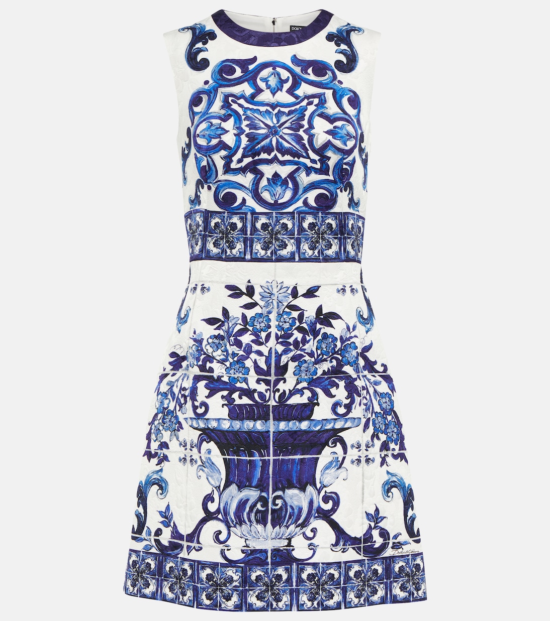 Printed brocade minidress | Dolce&Gabbana