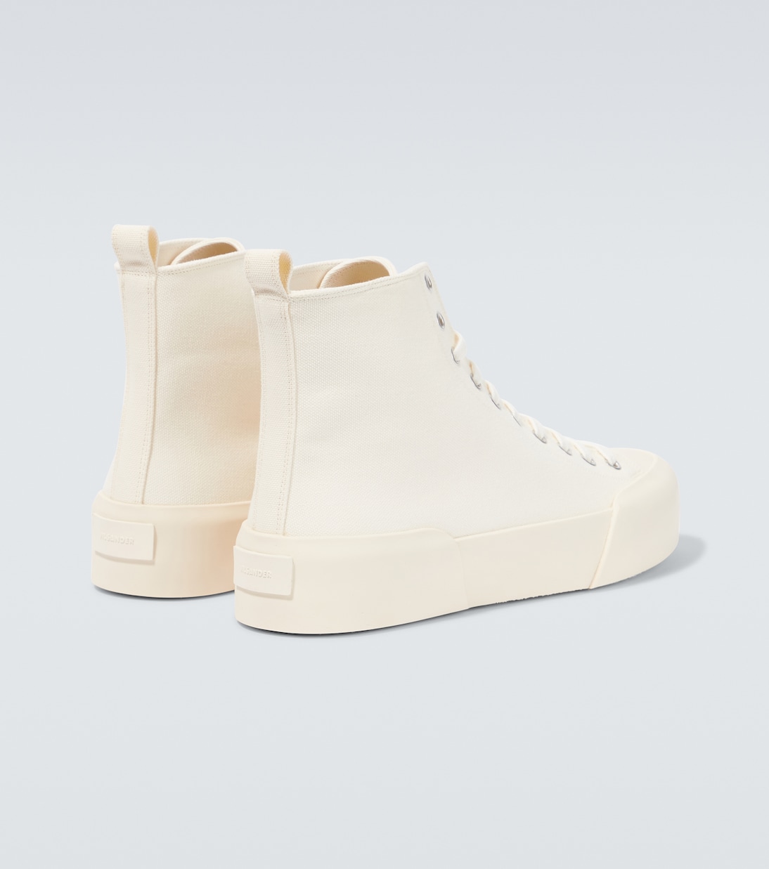 High-top canvas sneakers | Jil Sander