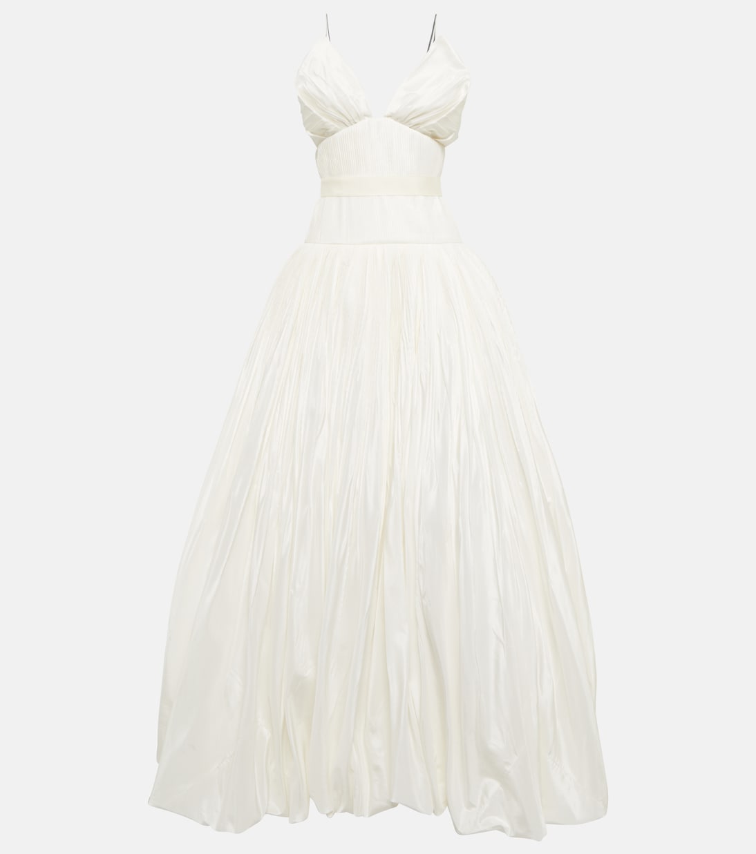 Robe de mariée longue Leith en soie | Danielle Frankel
