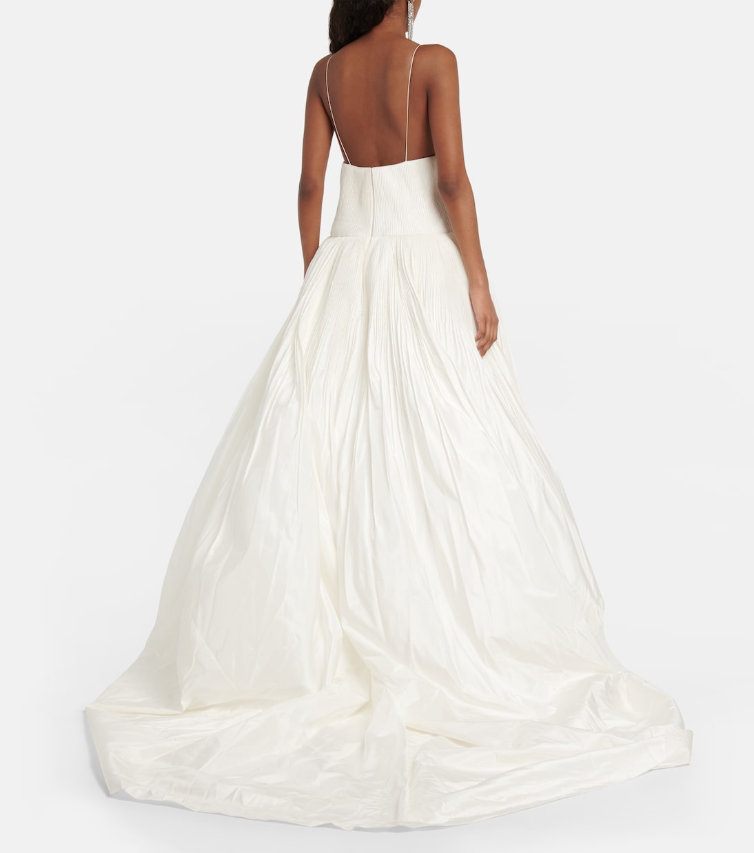 Robe de mariée longue Leith en soie | Danielle Frankel