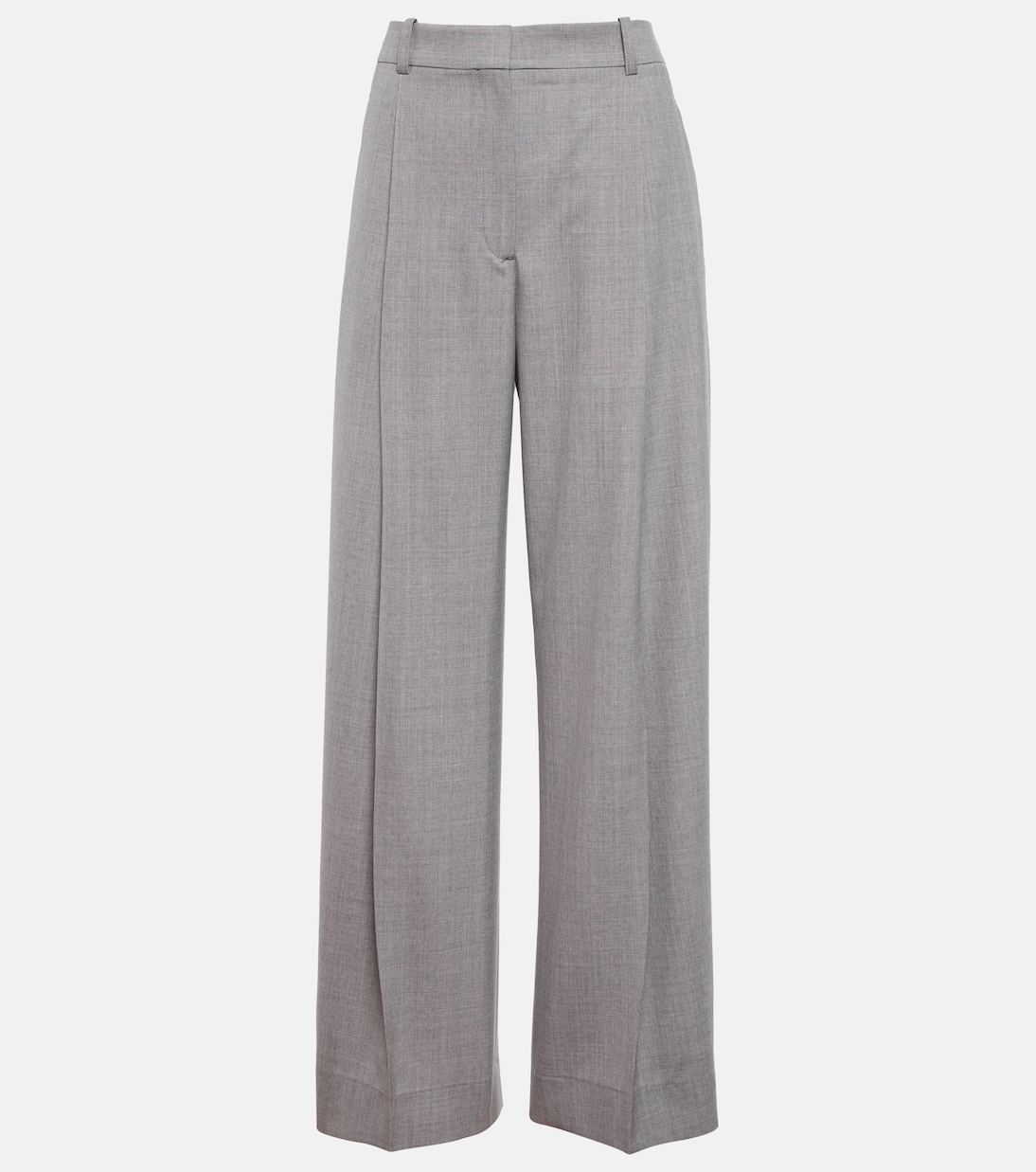 Pantalon ample en laine vierge | Victoria Beckham