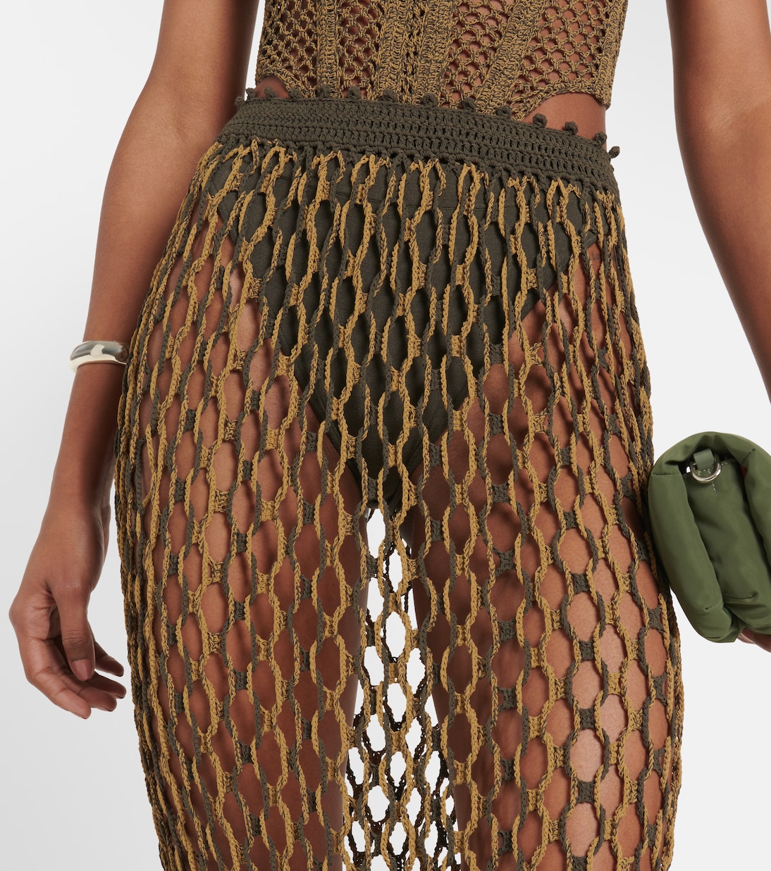 Jupe longue en crochet | Dion Lee