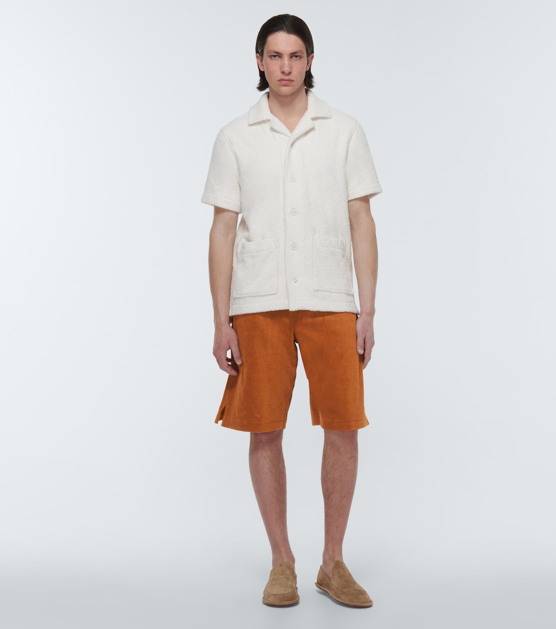 Shorts de felpa de algodón | Dolce&Gabbana