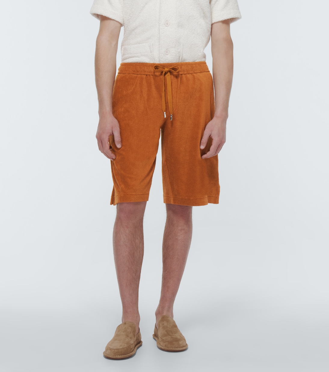Shorts de felpa de algodón | Dolce&Gabbana