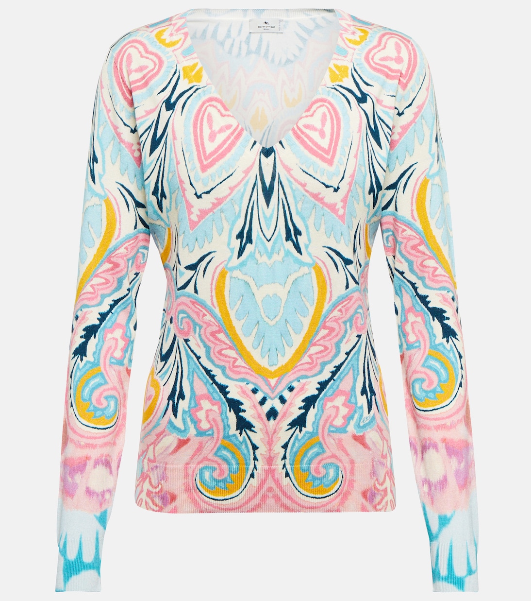 Printed silk-blend sweater | Etro