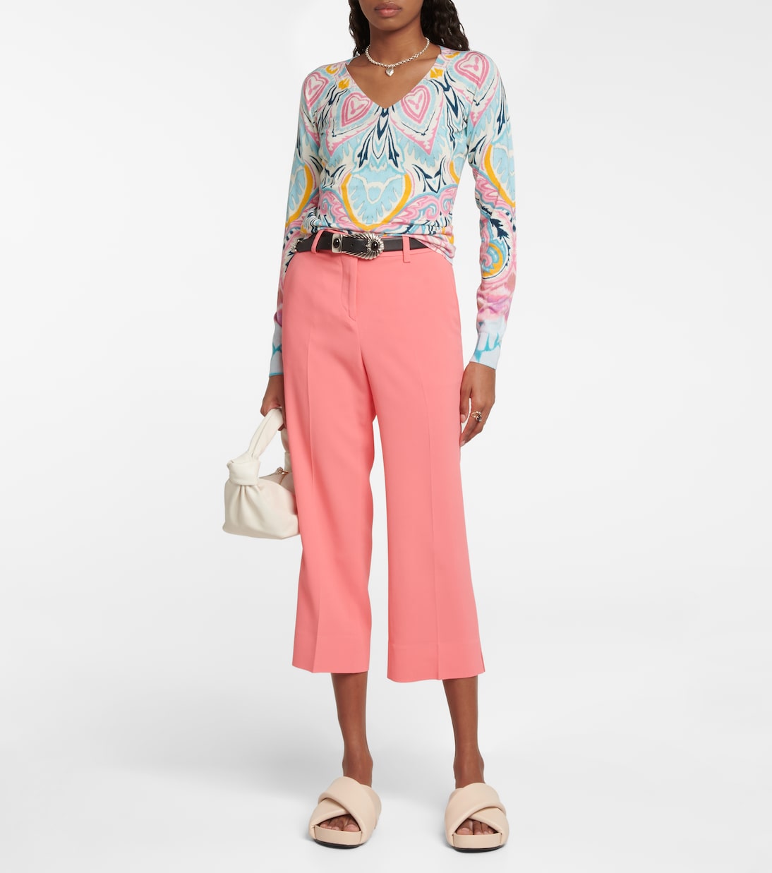 Printed silk-blend sweater | Etro
