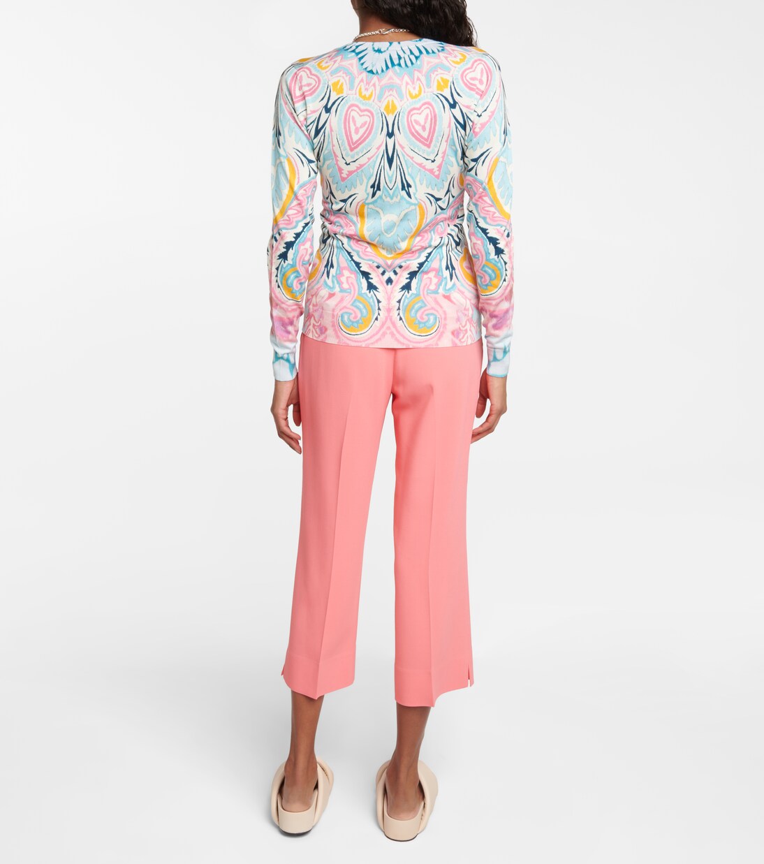 Printed silk-blend sweater | Etro