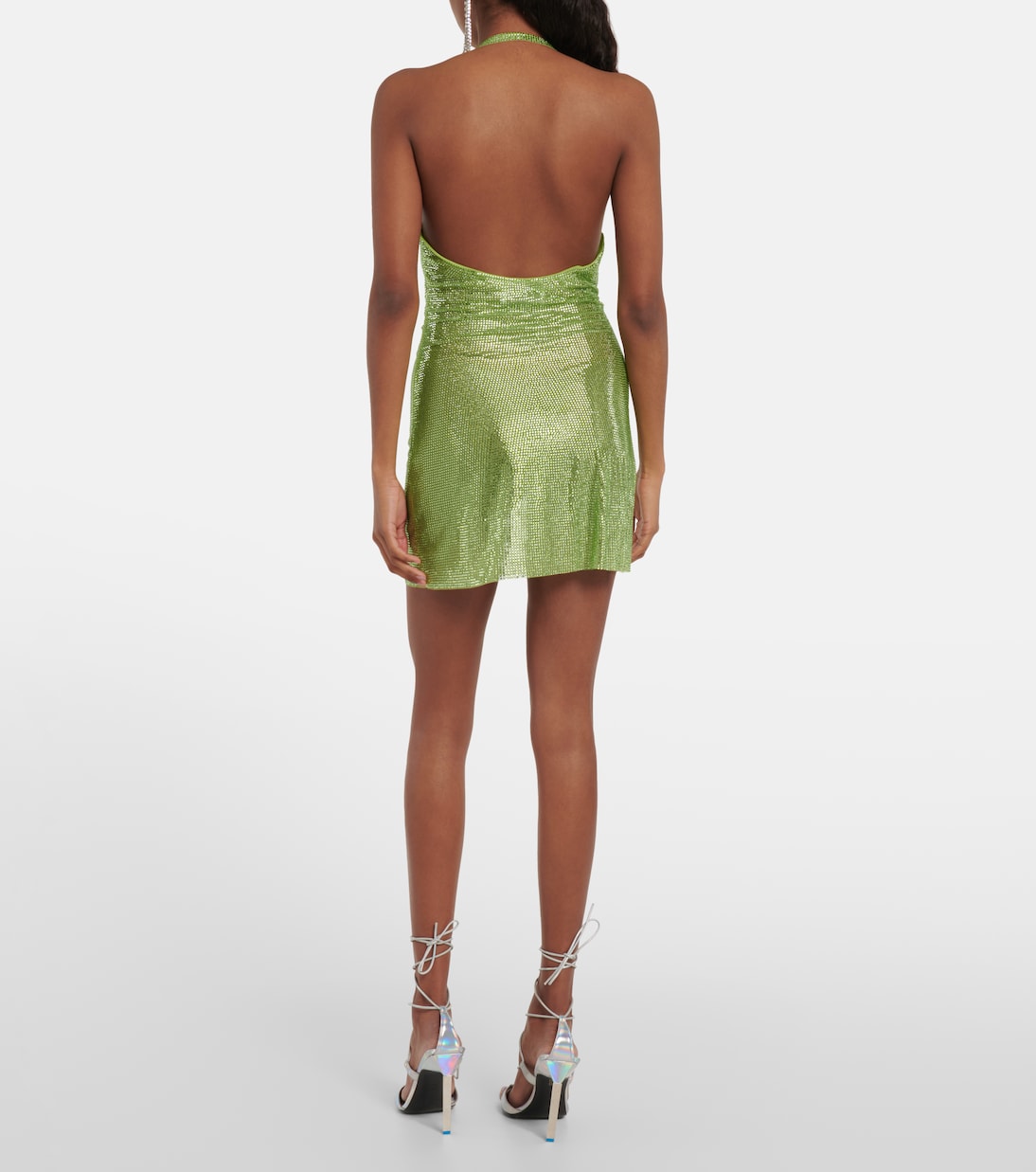 Verziertes Minikleid aus Mesh | Giuseppe di Morabito