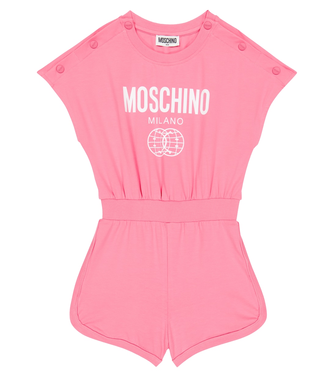 Jumpsuit corta in jersey di cotone | Moschino Kids