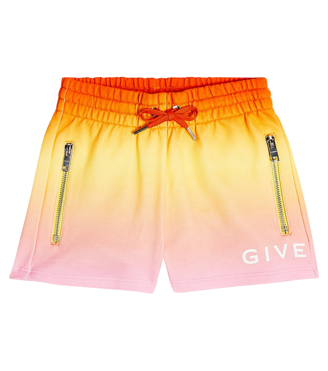 Shorts in jersey di cotone ombré | Givenchy Kids