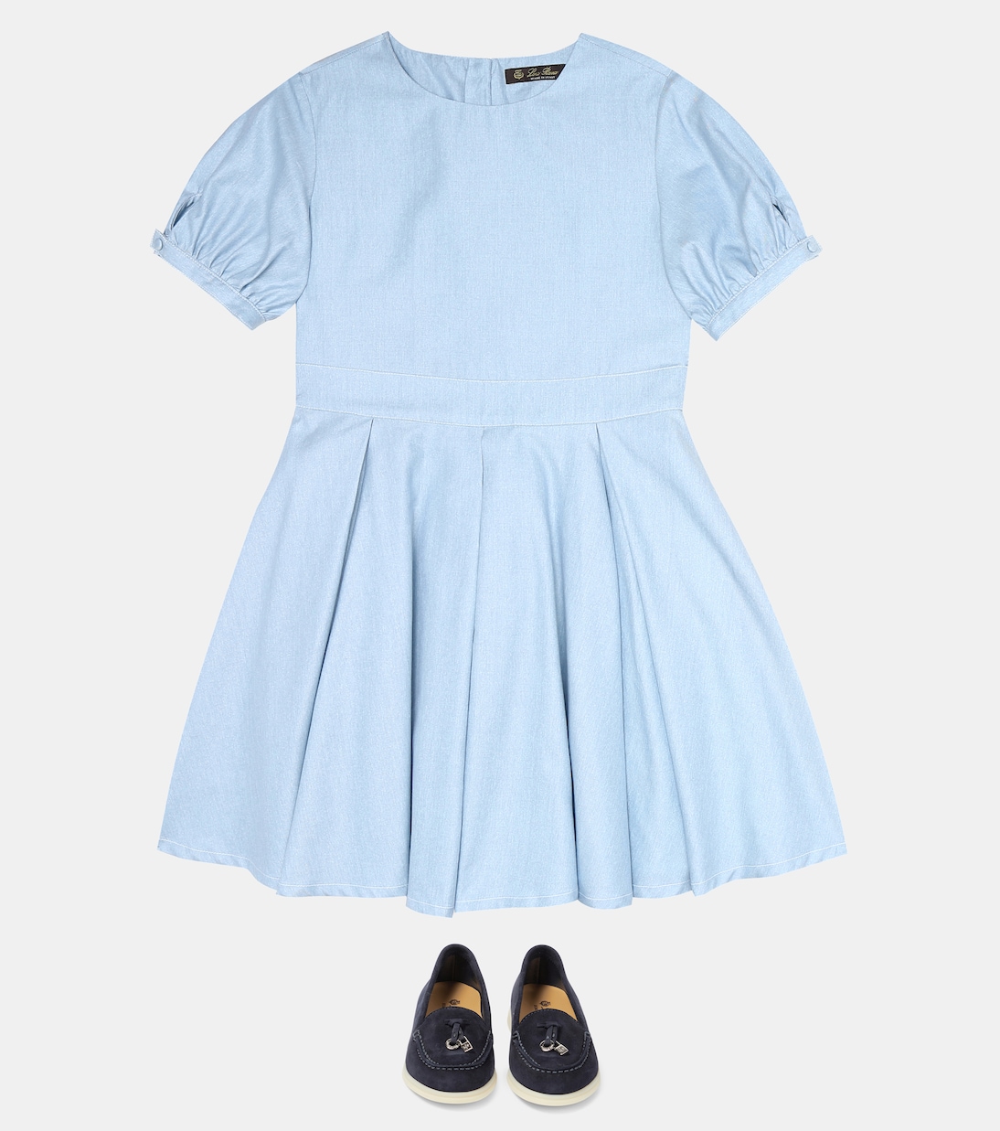 Mocasines Summer Charms de ante | Loro Piana Kids