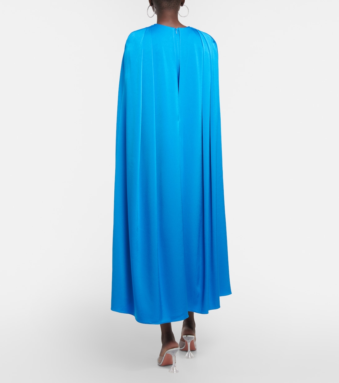 Vestido midi Beckett de crepé satén | Alex Perry