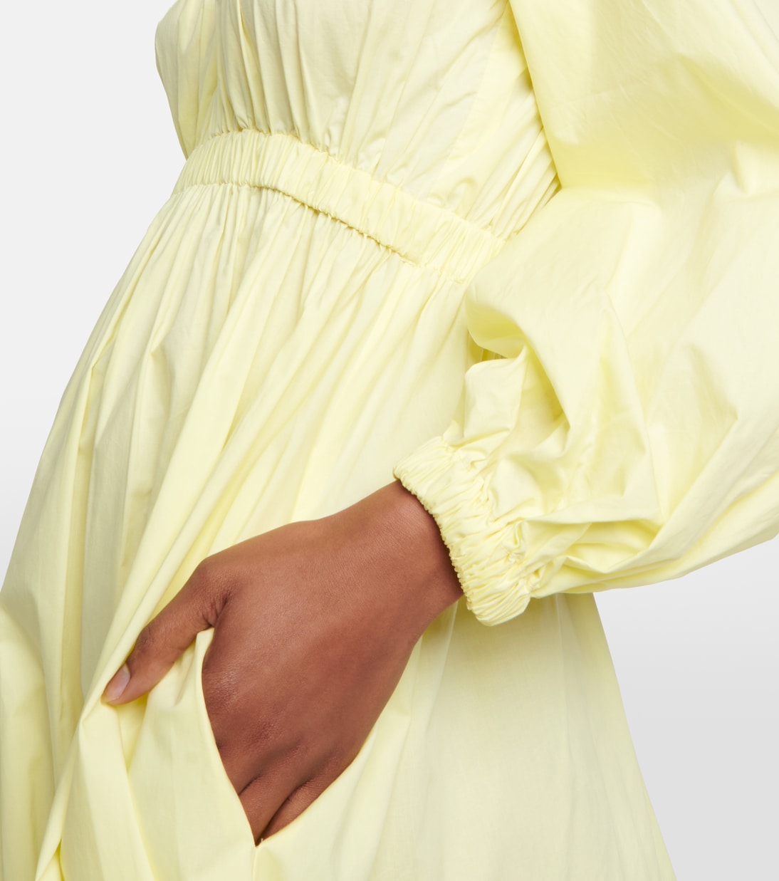 Helena gathered cotton midi dress | Ulla Johnson