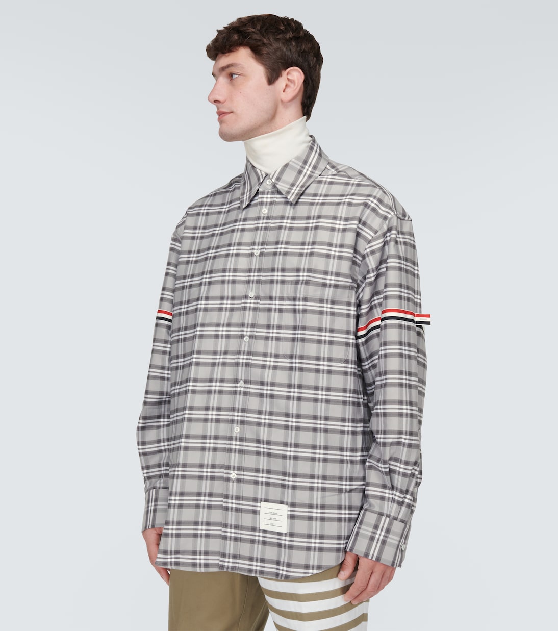 Checked cotton shirt | Thom Browne