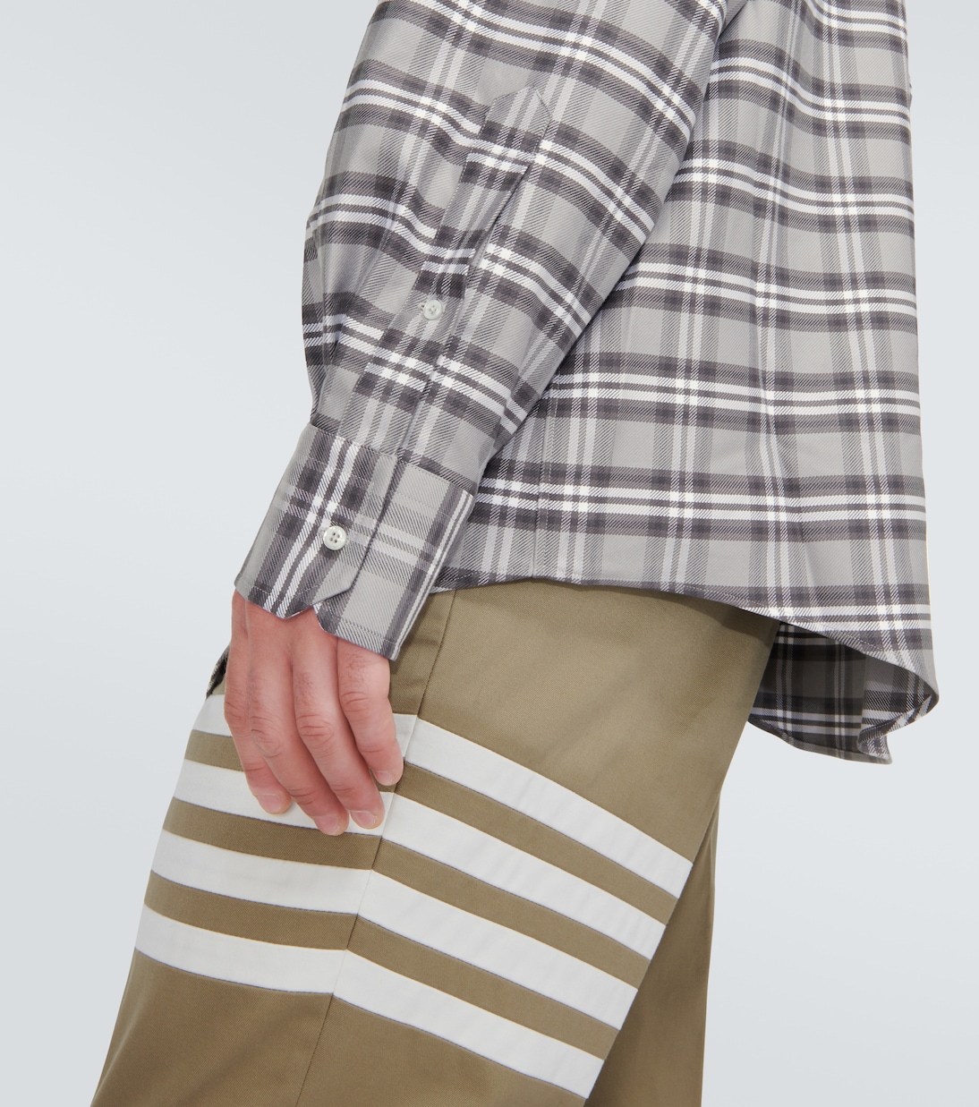 Checked cotton shirt | Thom Browne