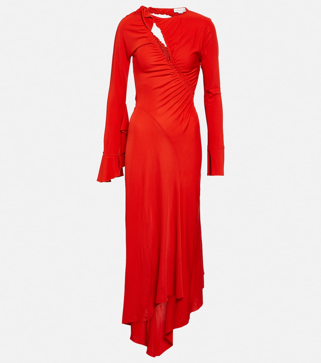 Abito midi in jersey con cut-out | Victoria Beckham