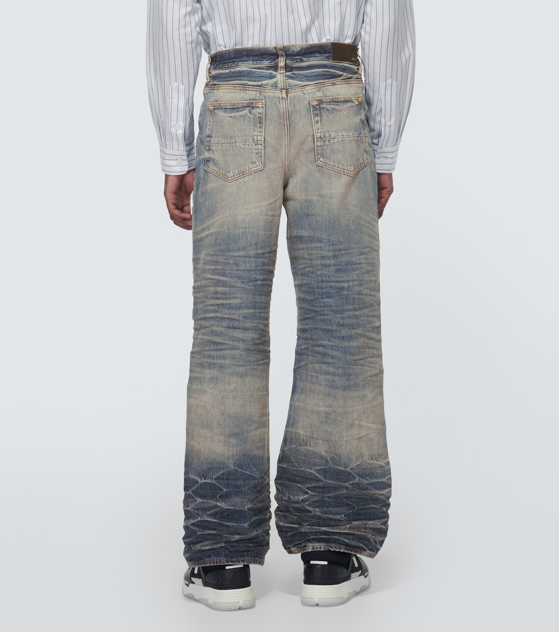 Jeans a gamba larga e vita alta | Amiri