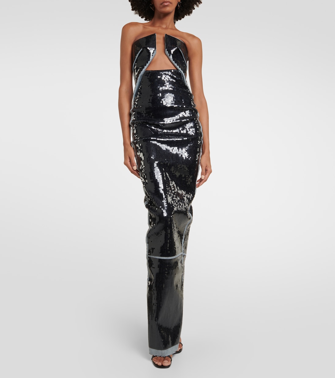 Strapless sequined gown | Rick Owens