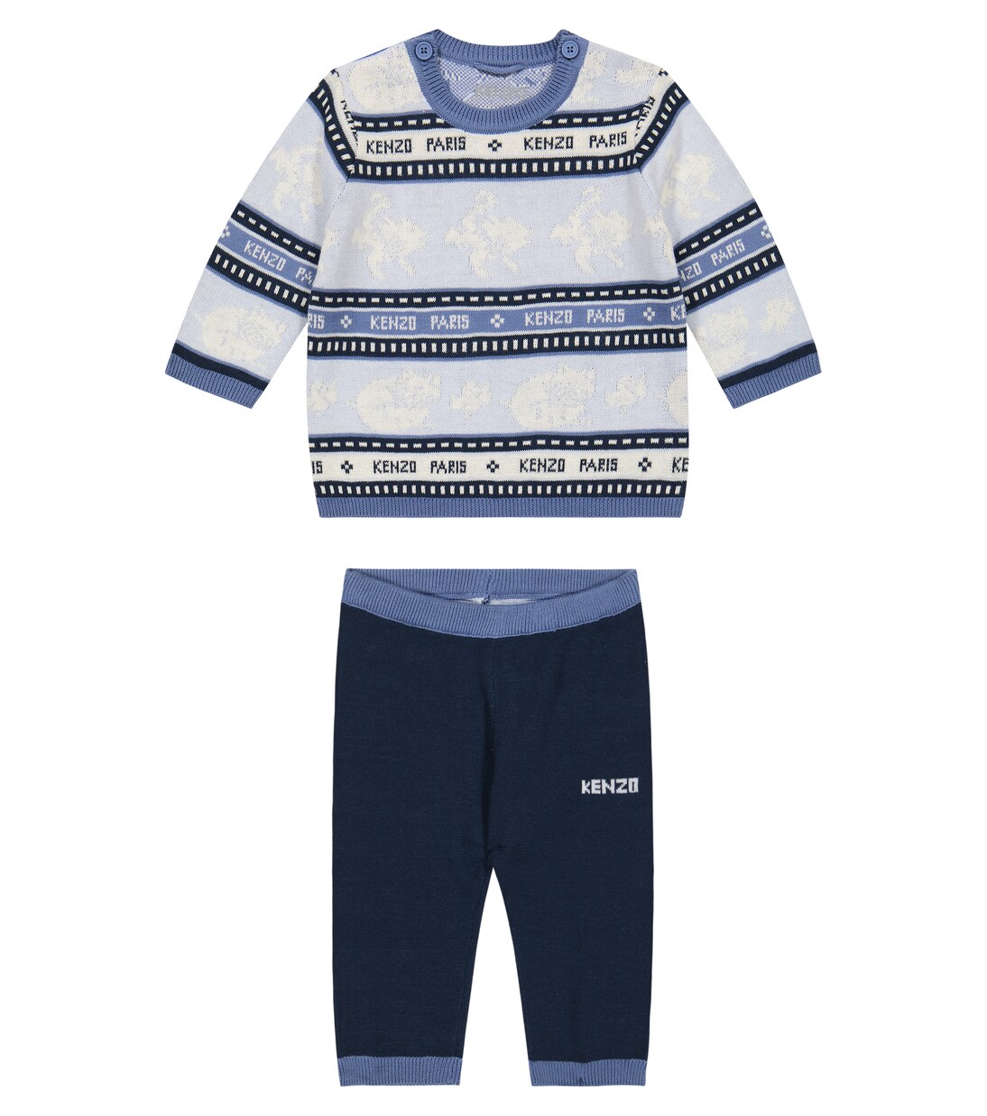 Bebé - set de jersey y pantalón de algodón | Kenzo Kids