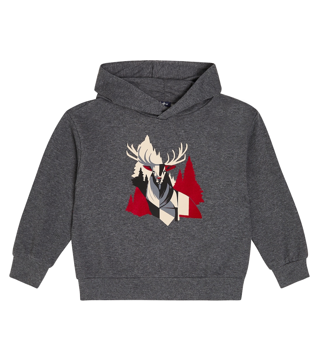 Sudadera en jersey de algodón estampada | Il Gufo