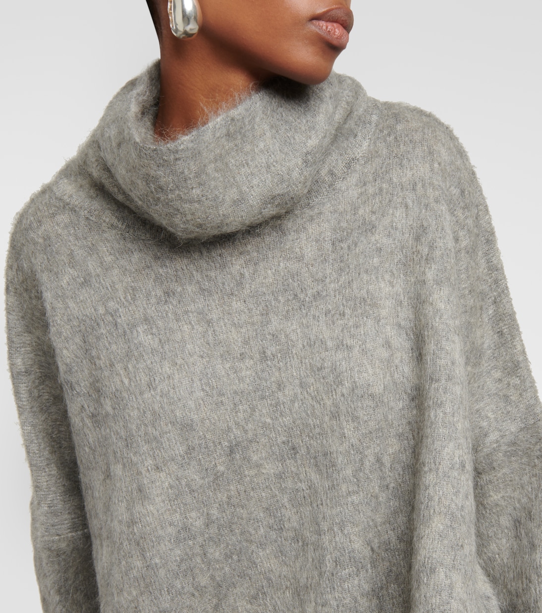 Mockneck mohair-blend sweater  | Tom Ford