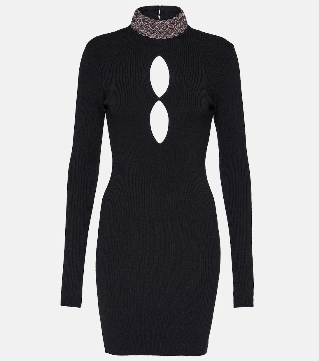 Embellished wool-blend minidress | Giuseppe di Morabito