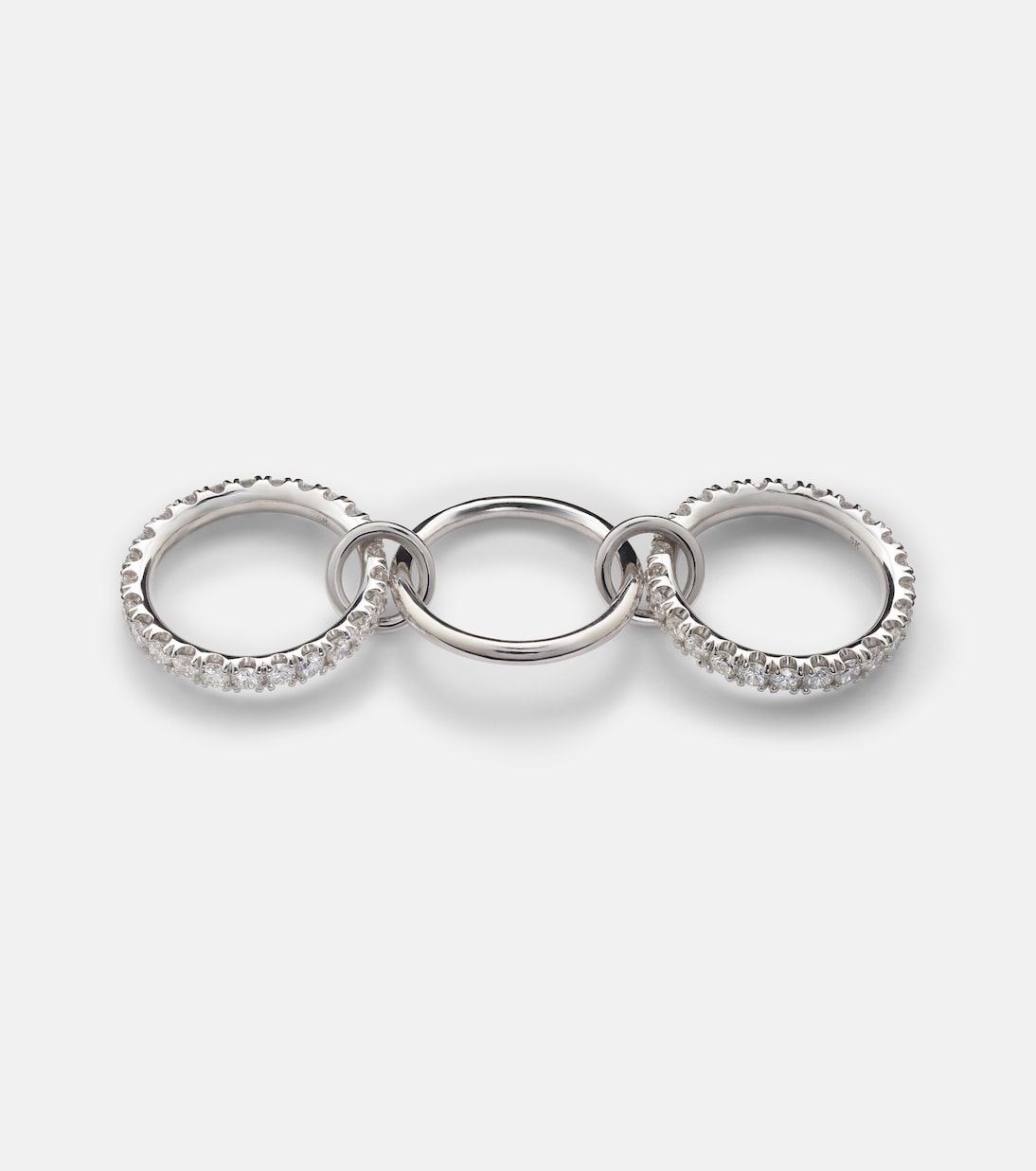 Anello in oro bianco 18kt SPINELLI KILCOLLIN con diamanti, modello Juno, per uno stile giovane e raffinato