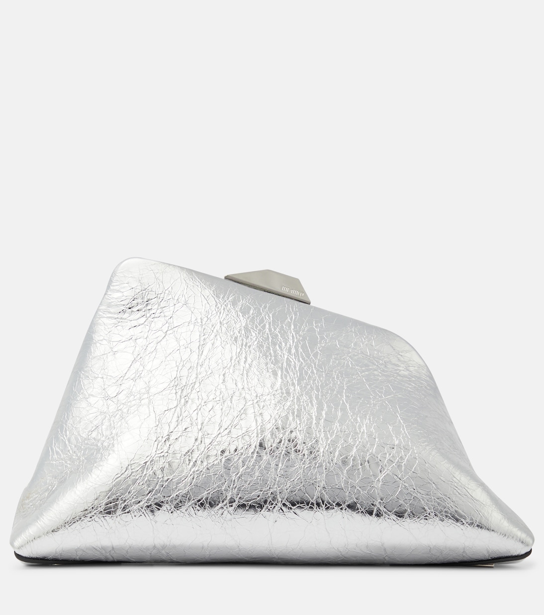 Borsa a spalla Day Off in pelle metallizzata | The Attico