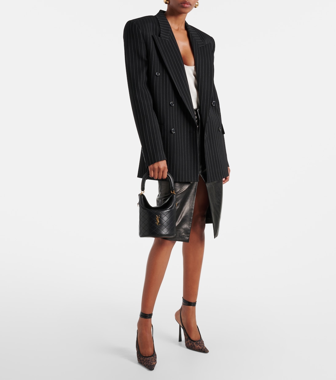 Secchiello Gaby in pelle | Saint Laurent
