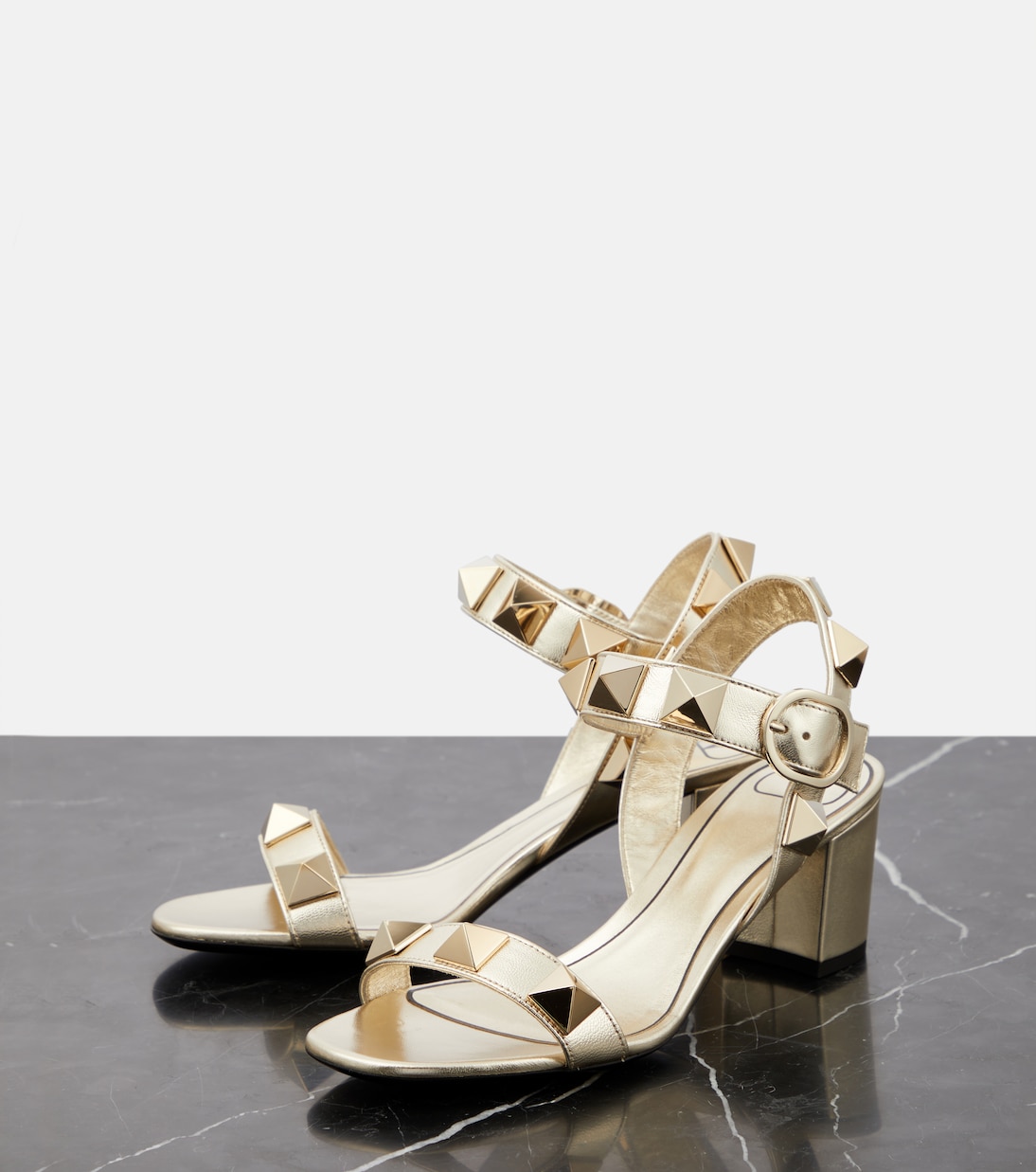 Roman Stud leather sandals  | Valentino Garavani