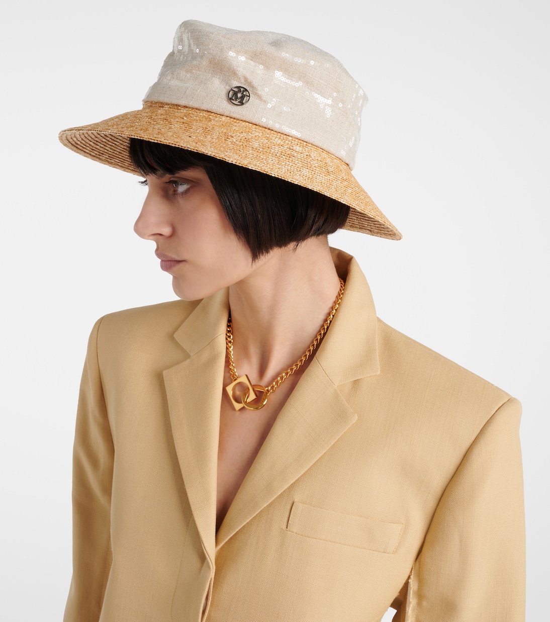 New Kendall sequined cloche hat | Maison Michel