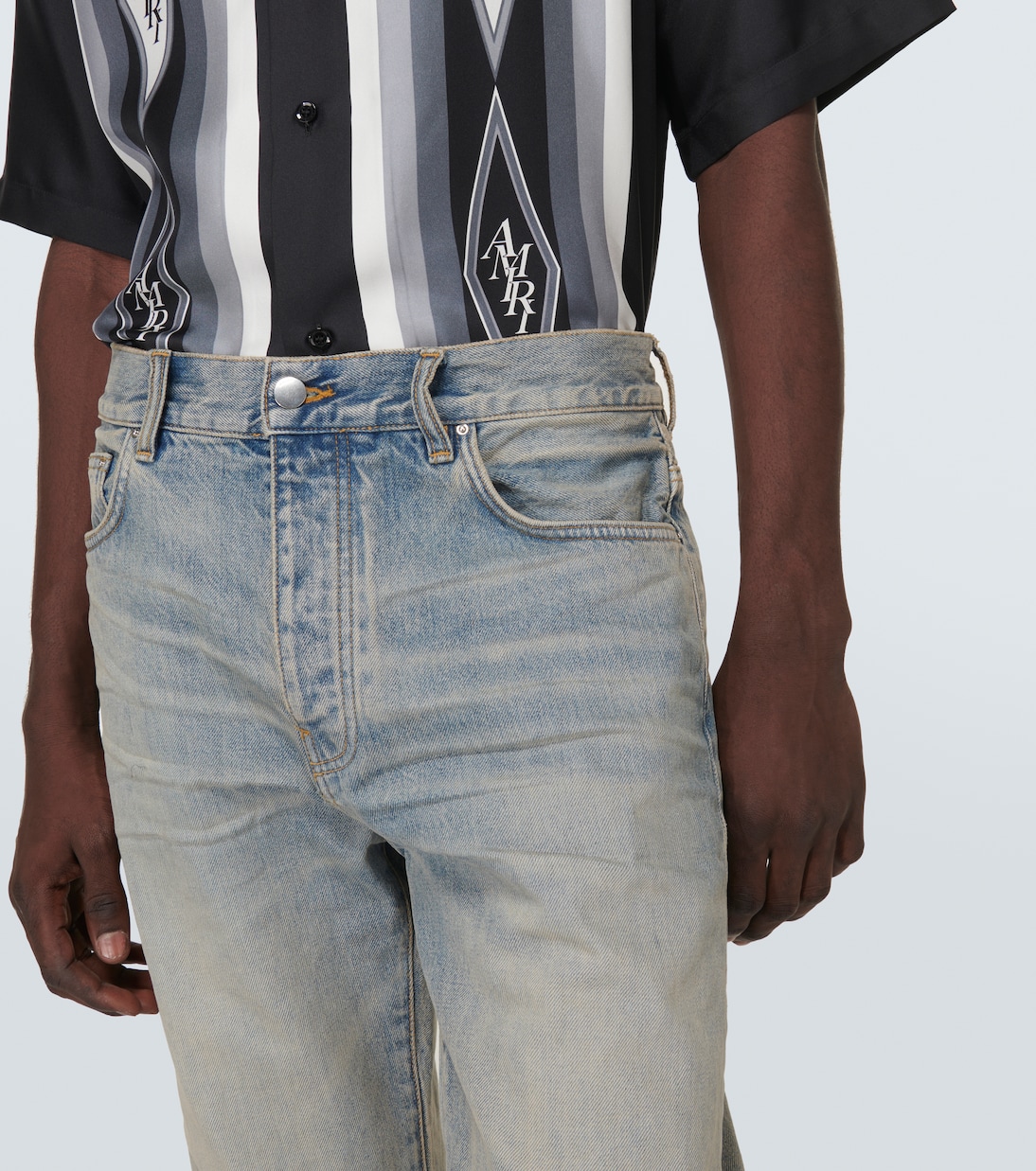 Jeans rectos Release Hem | Amiri