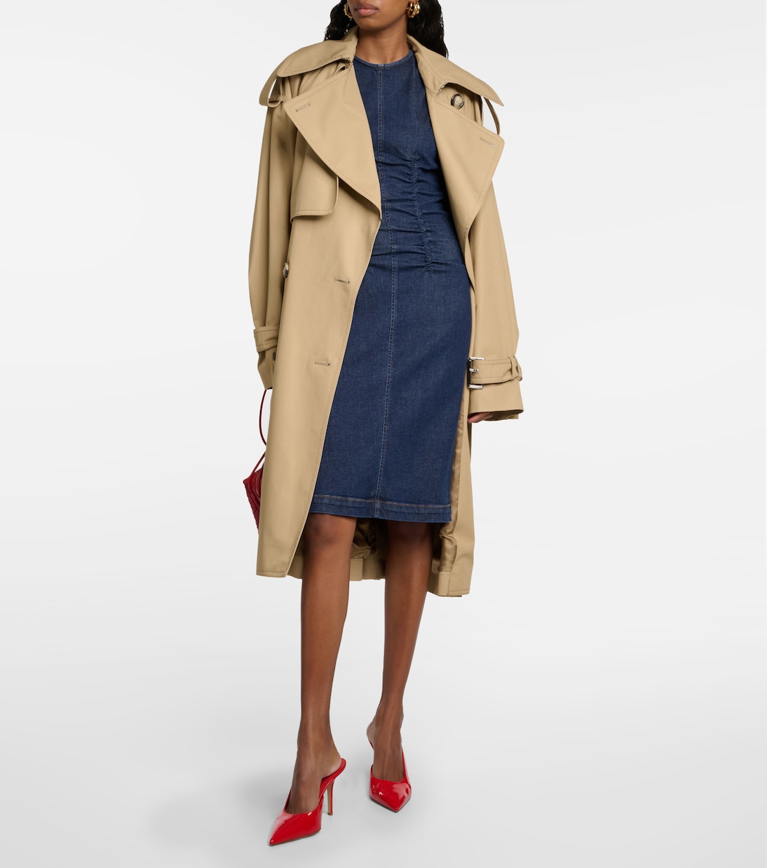 Nectar cotton-blend midi dress | Sportmax